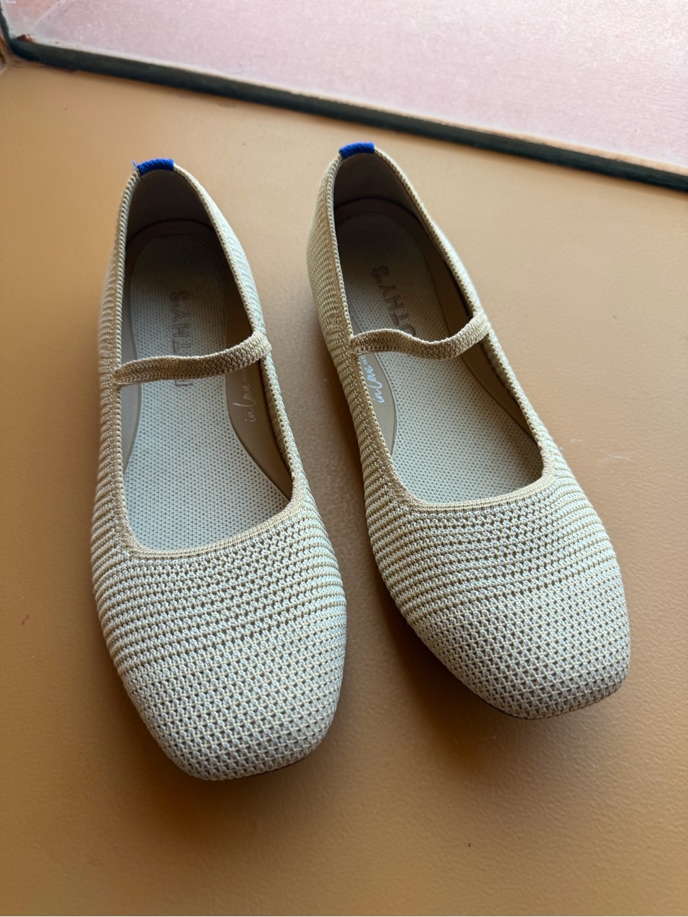 Rothy's Max Square Mary Jane in Raffia-Knit